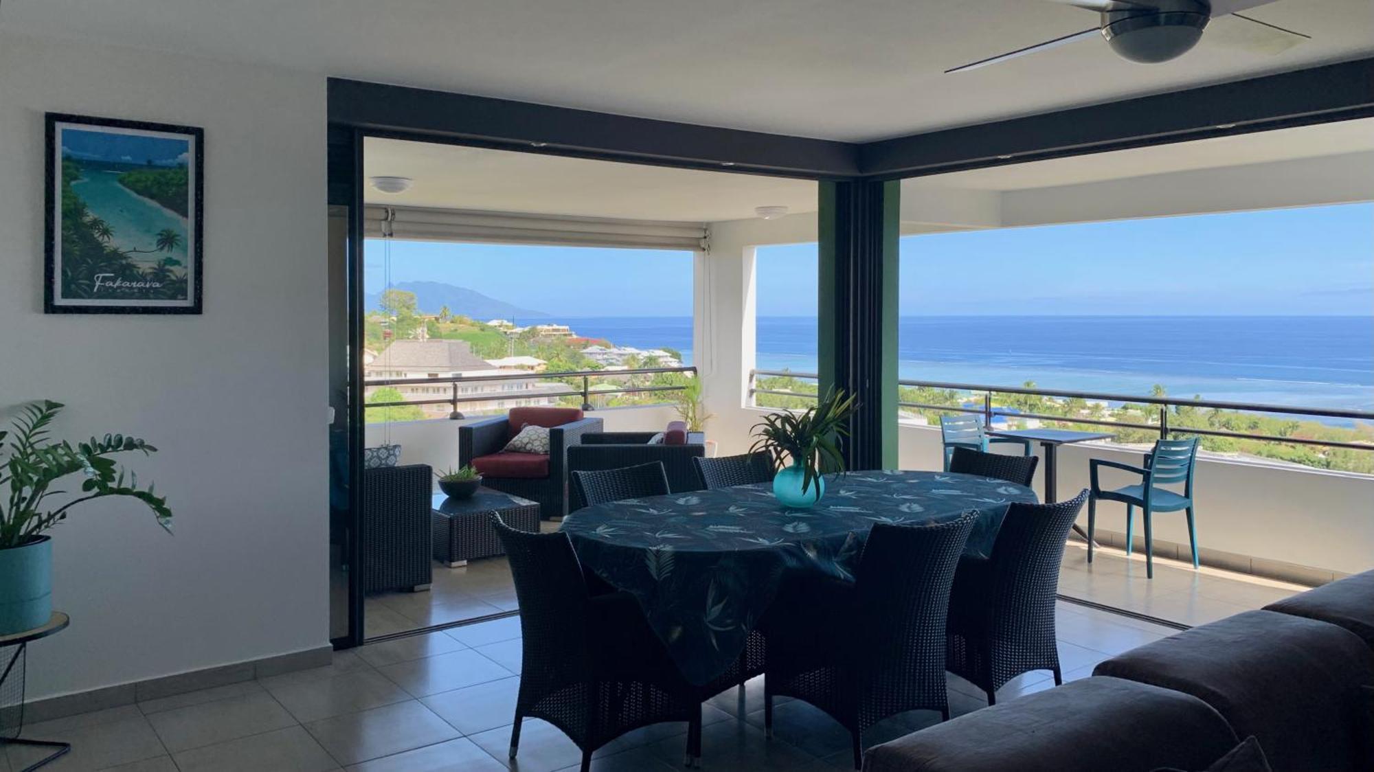 Kaili Ocean View Luxury 2Br Ac Throughout Fiber Wifi & Pool Apartman Papeete  Kültér fotó