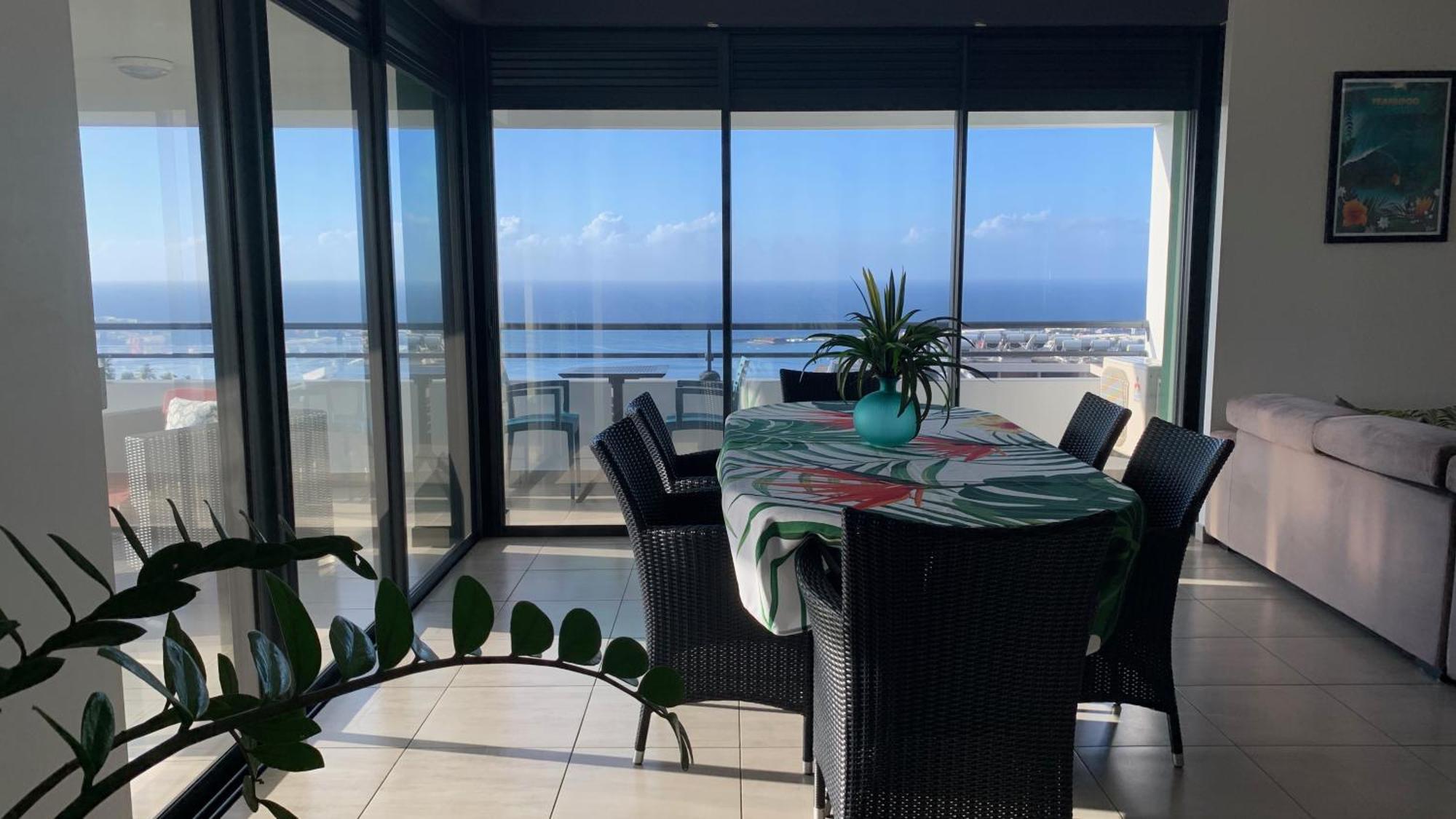 Kaili Ocean View Luxury 2Br Ac Throughout Fiber Wifi & Pool Apartman Papeete  Kültér fotó