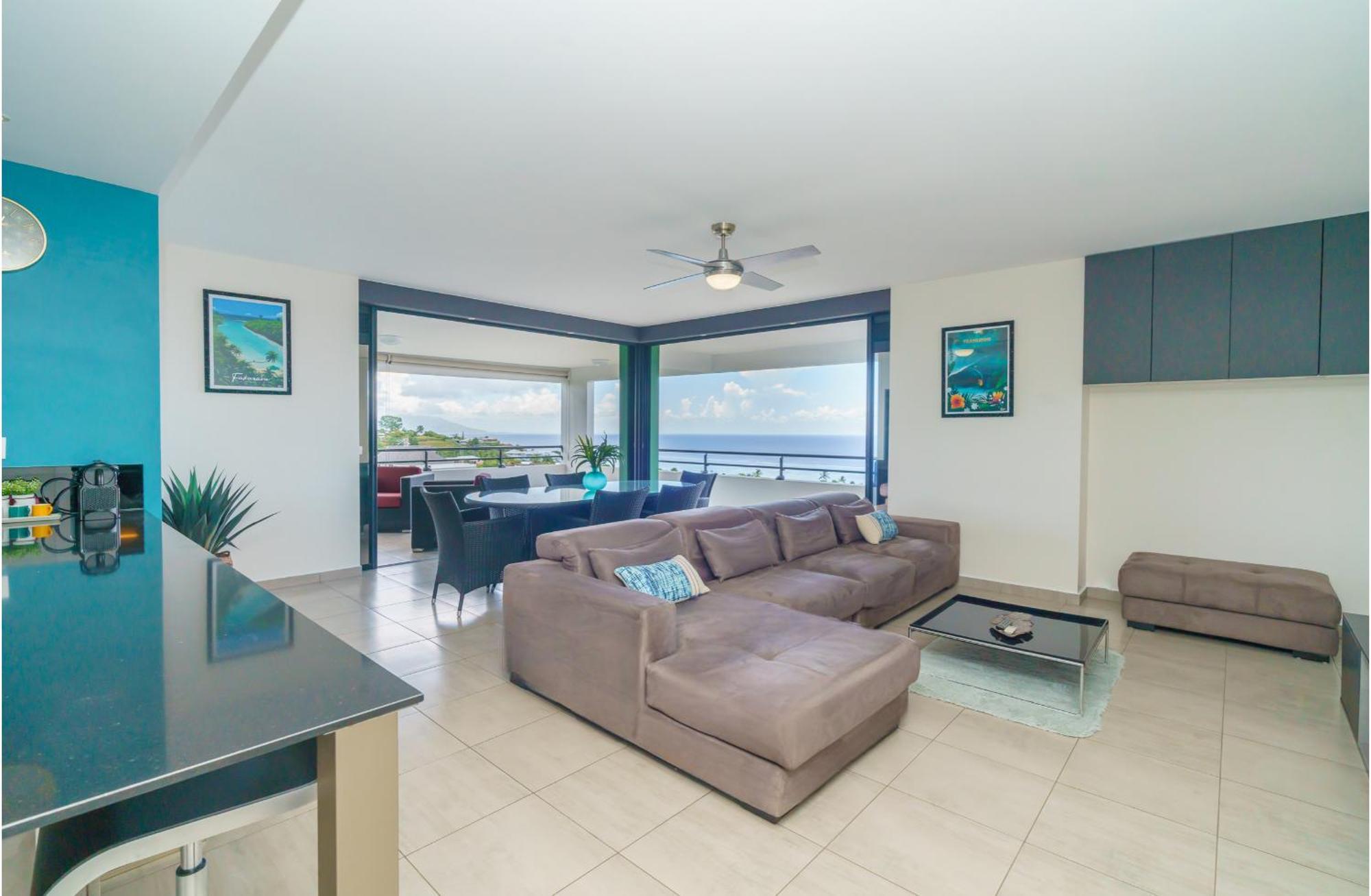 Kaili Ocean View Luxury 2Br Ac Throughout Fiber Wifi & Pool Apartman Papeete  Kültér fotó