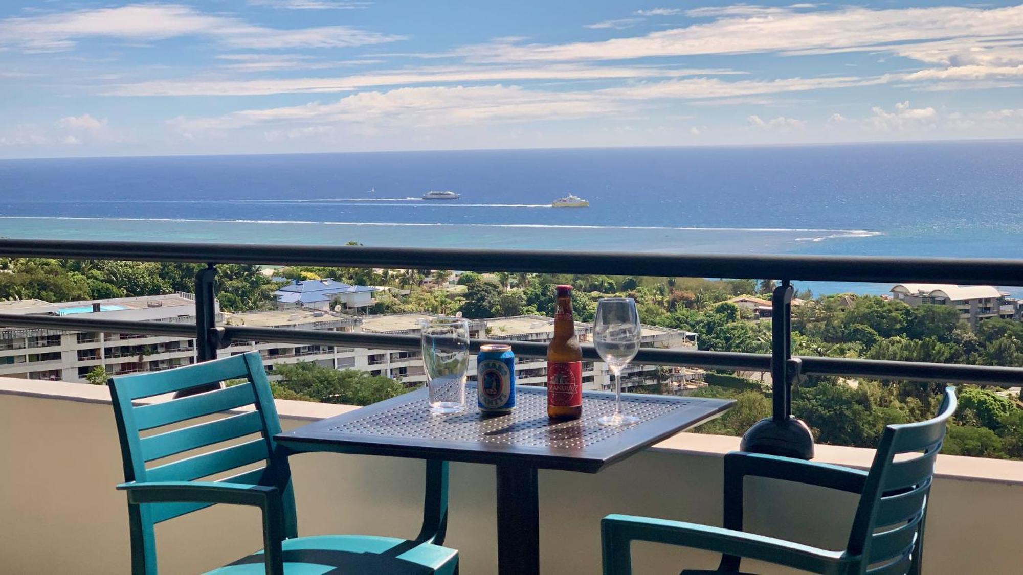 Kaili Ocean View Luxury 2Br Ac Throughout Fiber Wifi & Pool Apartman Papeete  Kültér fotó
