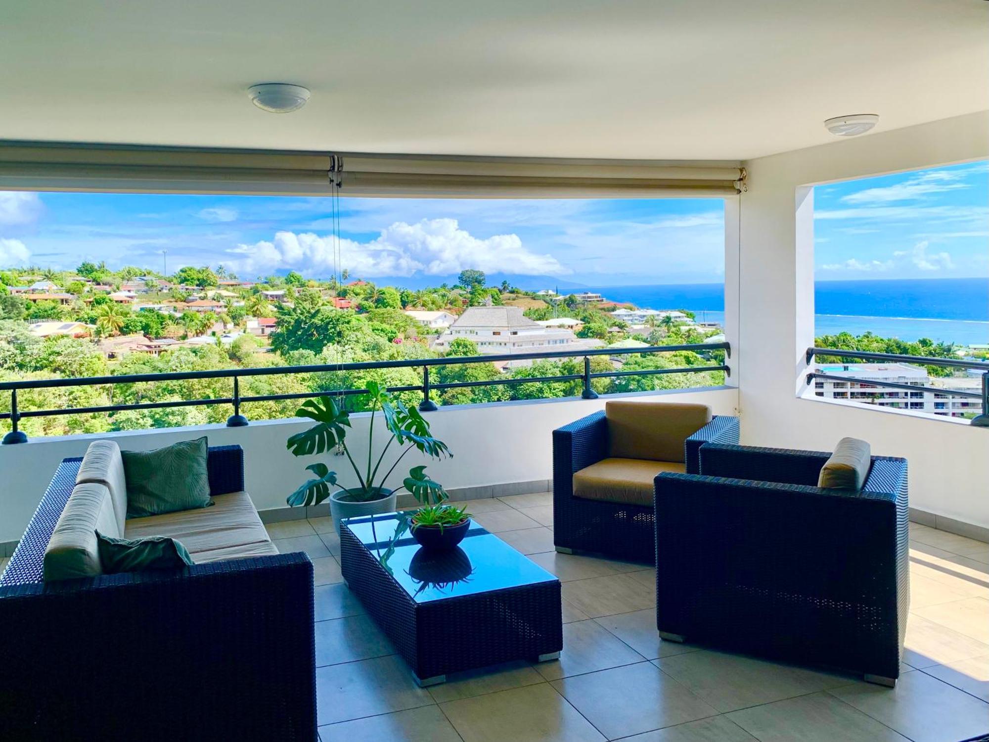 Kaili Ocean View Luxury 2Br Ac Throughout Fiber Wifi & Pool Apartman Papeete  Kültér fotó