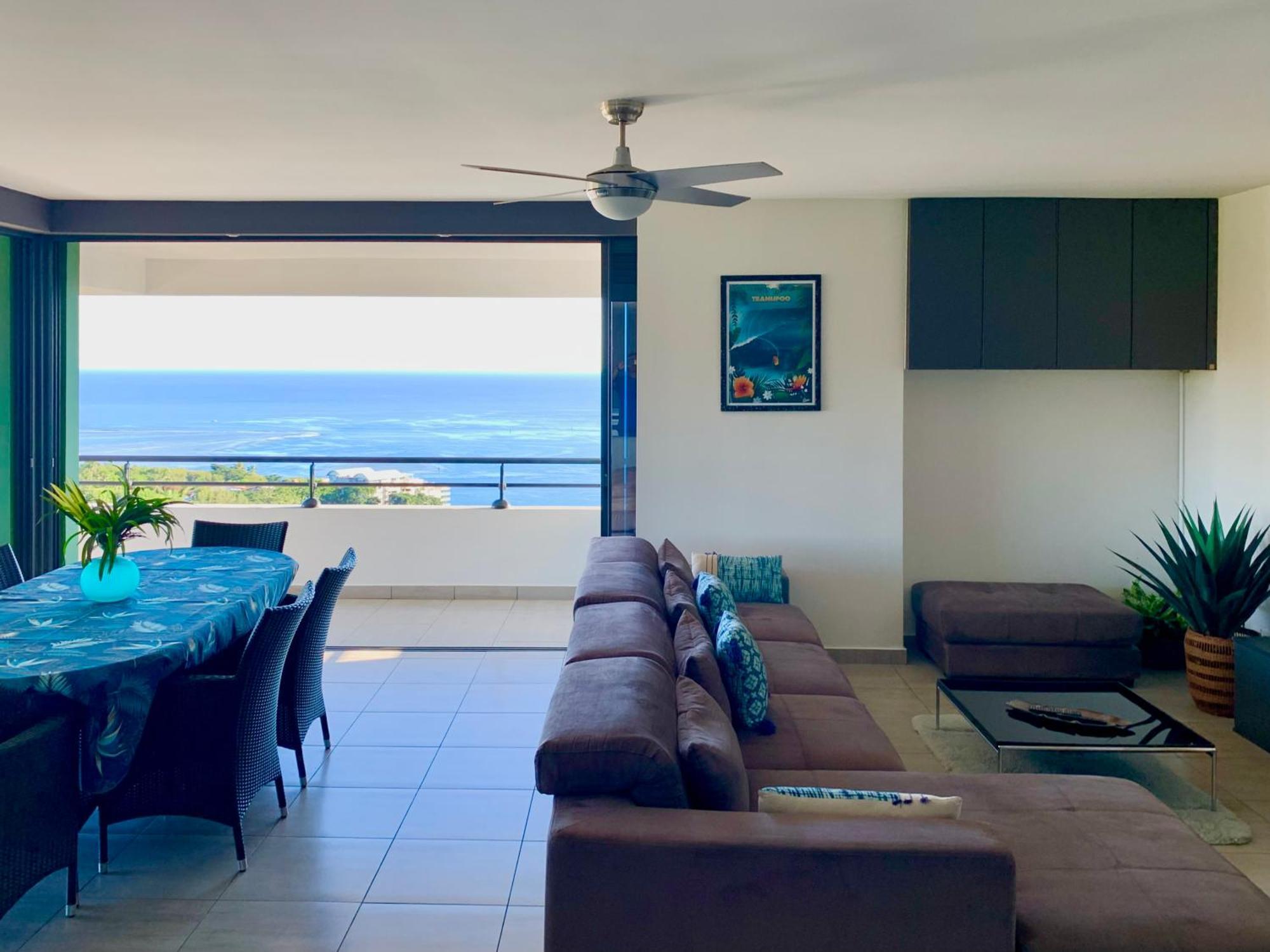 Kaili Ocean View Luxury 2Br Ac Throughout Fiber Wifi & Pool Apartman Papeete  Kültér fotó