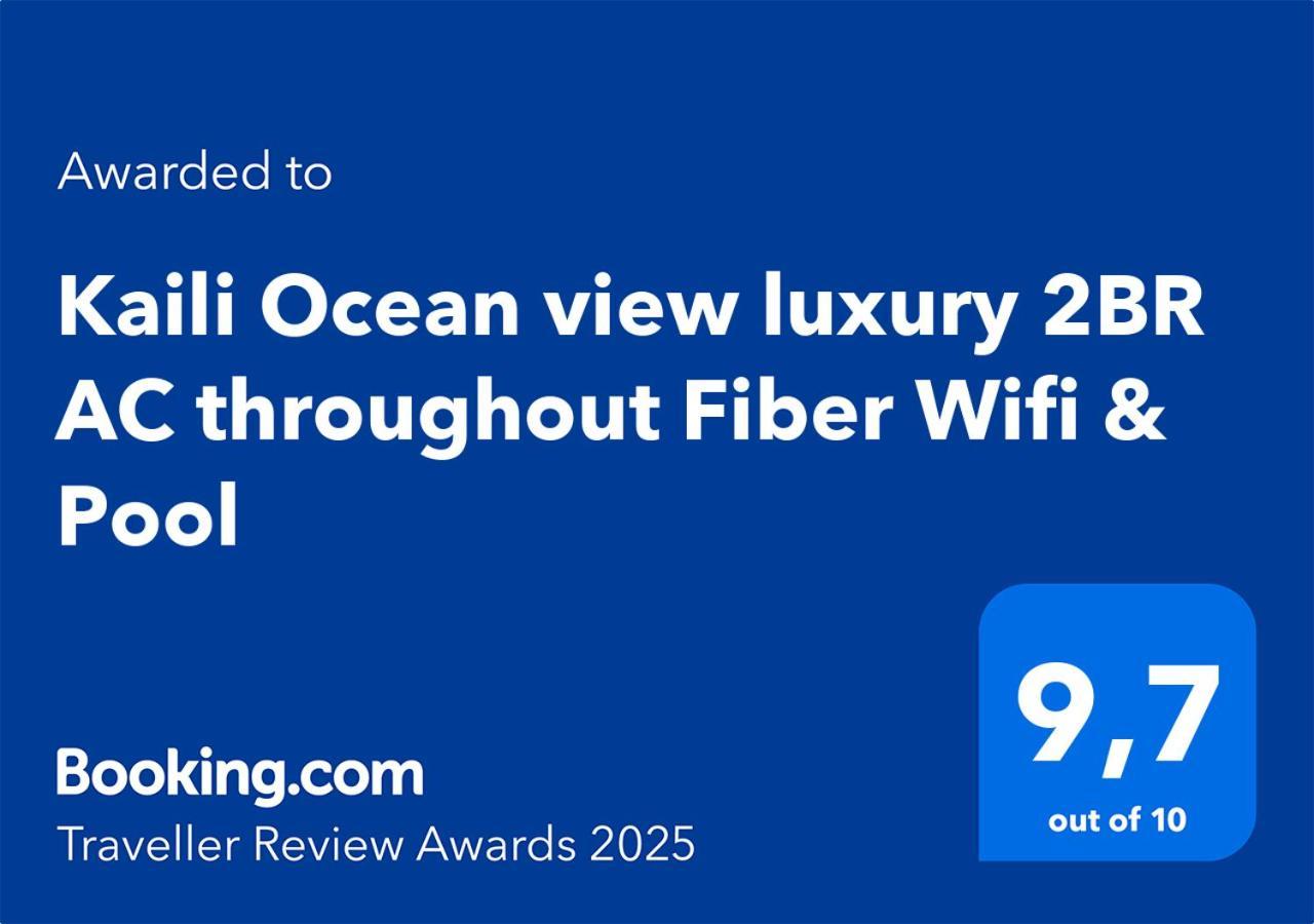 Kaili Ocean View Luxury 2Br Ac Throughout Fiber Wifi & Pool Apartman Papeete  Kültér fotó